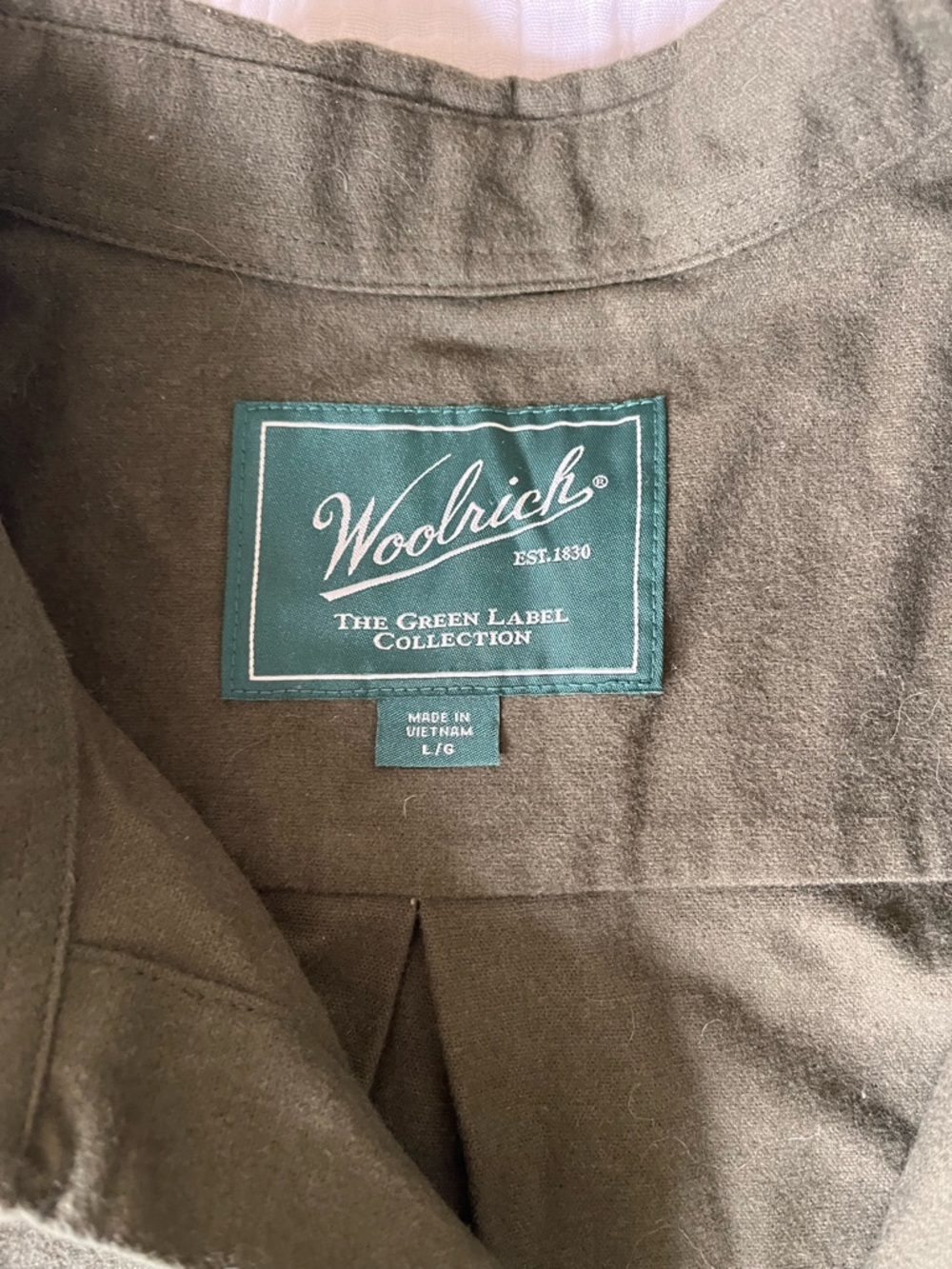 Men’s Dark Olive Dress Shirt Jacket